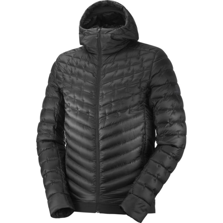 Chaquetas Aislantes Salomon Outline Down Hombre Negros | MX YSKX401